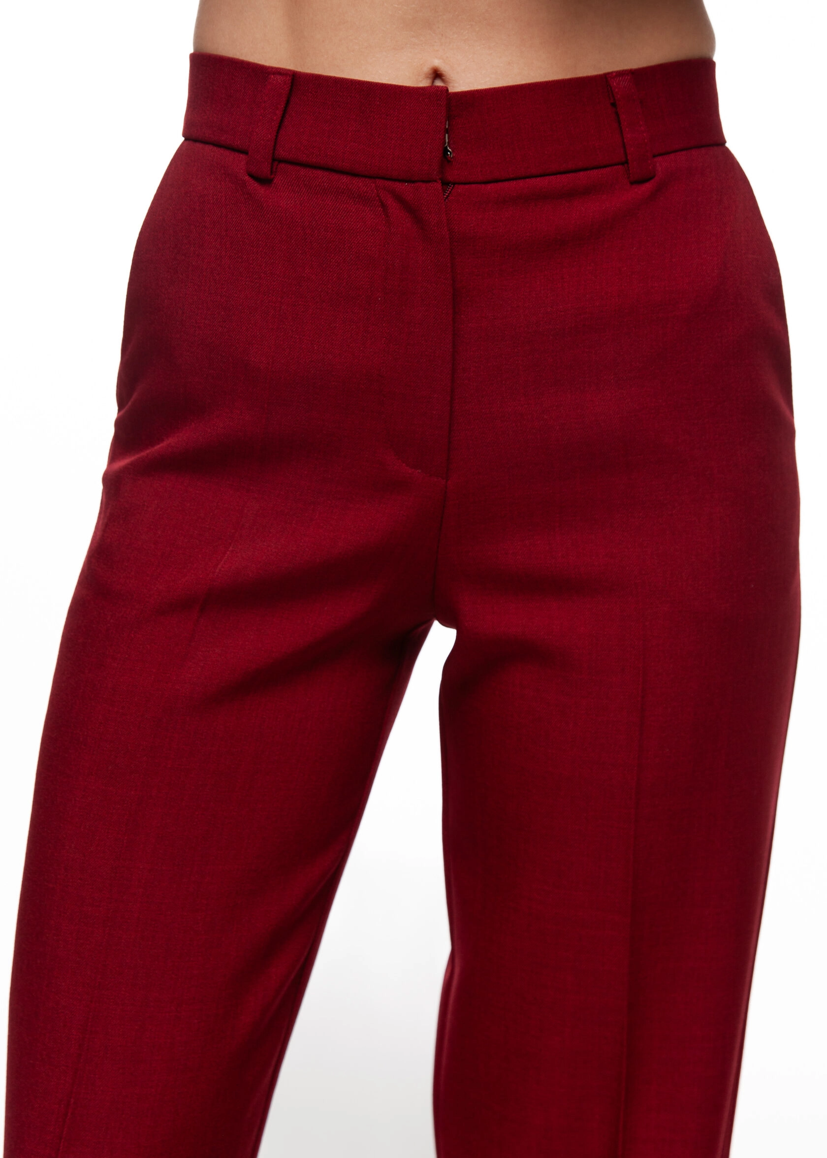 Брюки CHERRY LOST(ЧЕРРИ ЛОСТ) в бордовом цвете - 40-42 (XS-S) - Бордовый