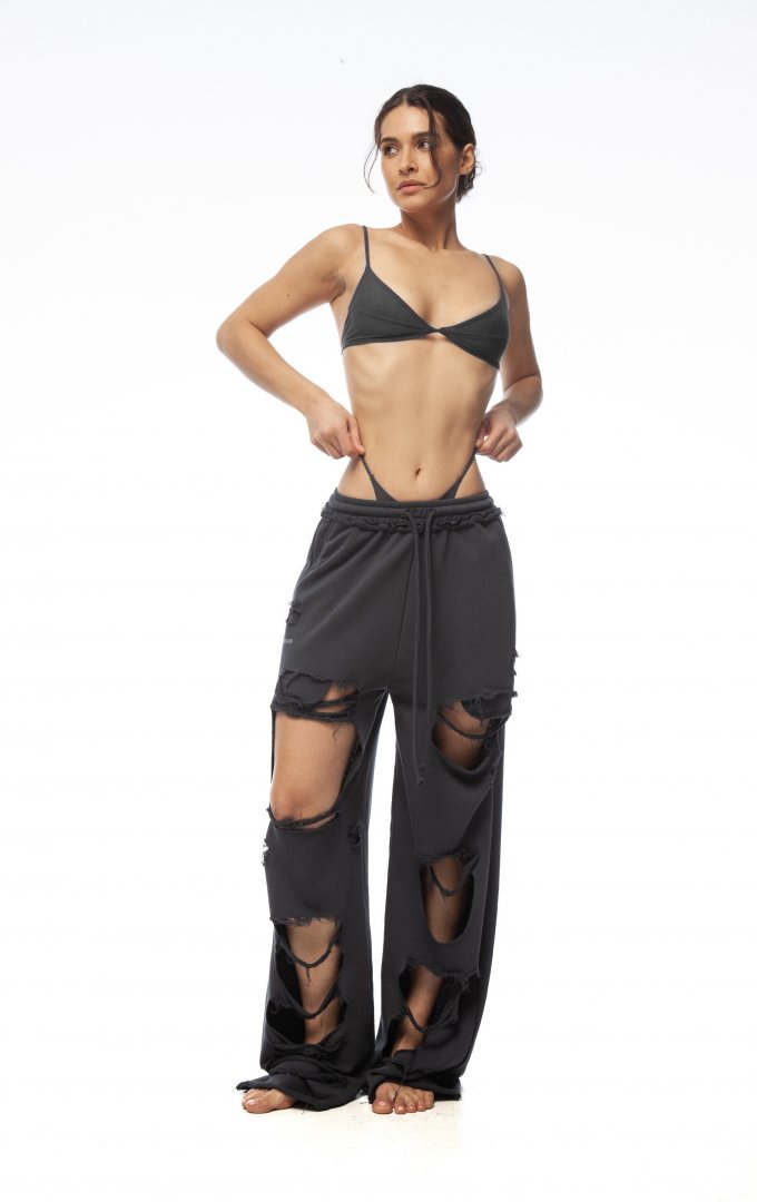 Set белья GRAPHIT GRUNGE NAKED в цвете графит - One size - Dark grey