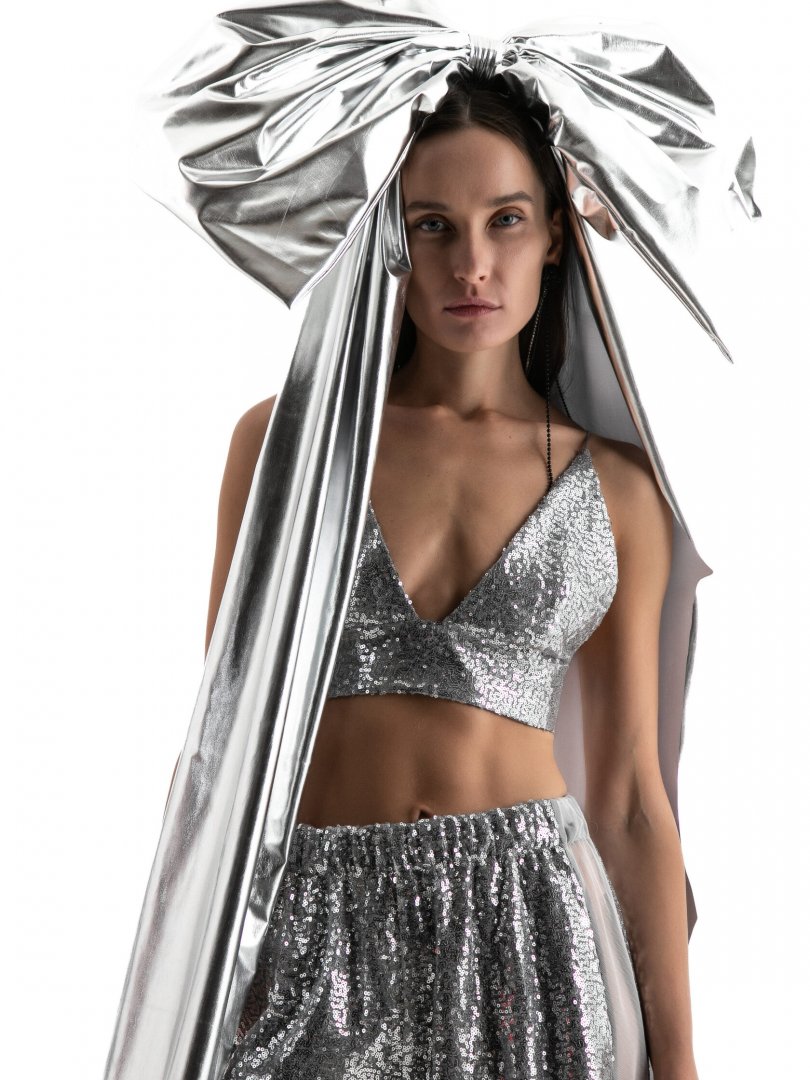 Top GALAKTI in silver - One size - Silver