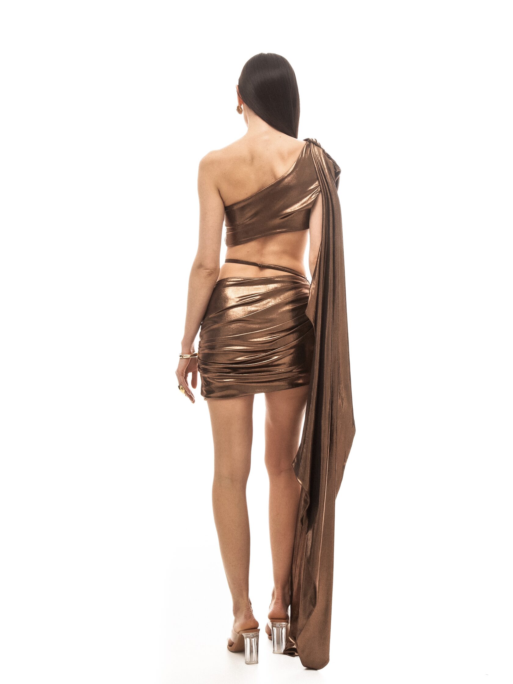 Skirt CARTELLA в бронзовом цвете - 40-42 (XS-S) - Bronze
