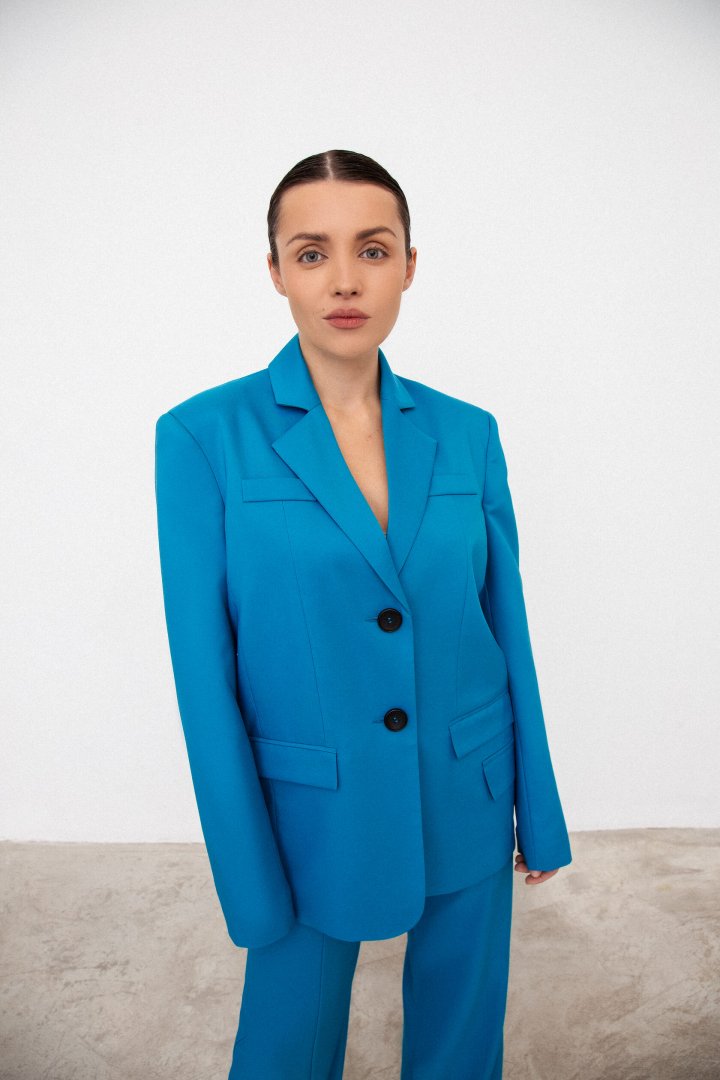 Blazer CLASSIC голубого цвета - Light blue - 42 (S)