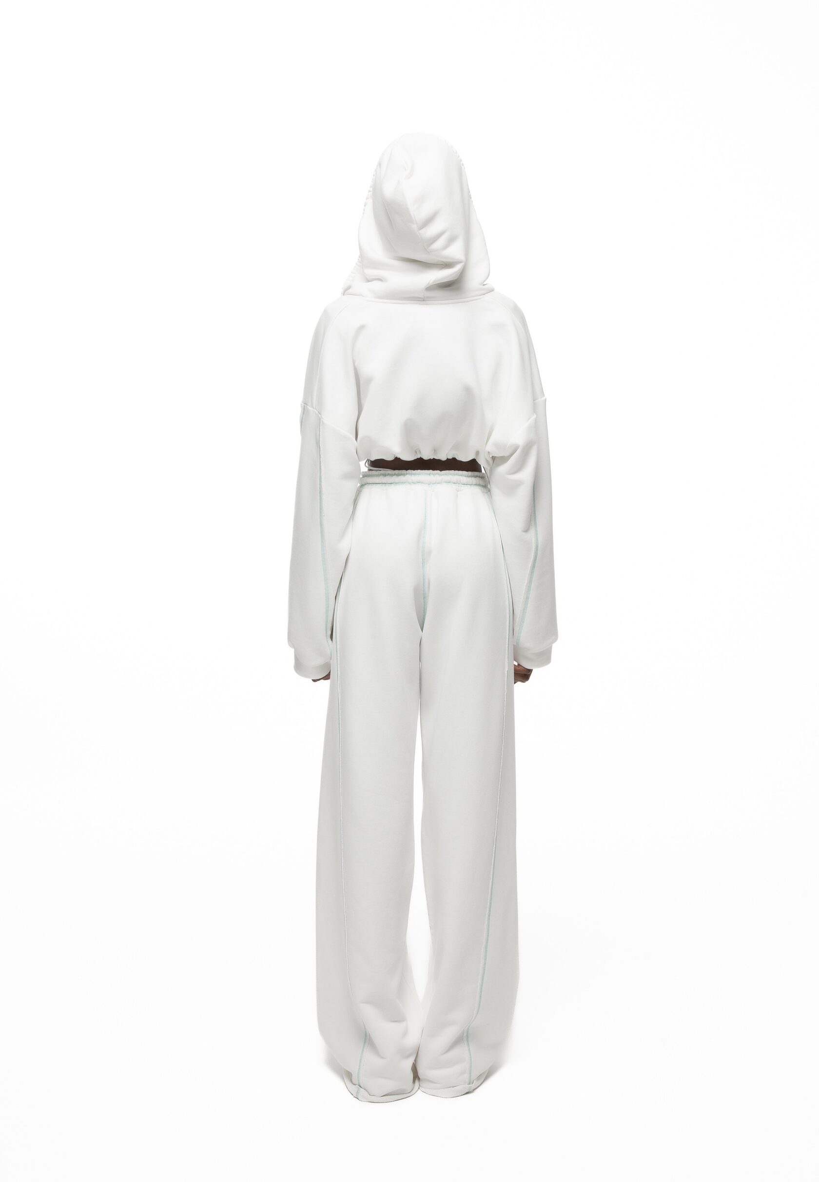 Худи MILK MIAMI(МИЛК МАЯМИ) в белом цвете - 40-42 (XS-S) - Молочный