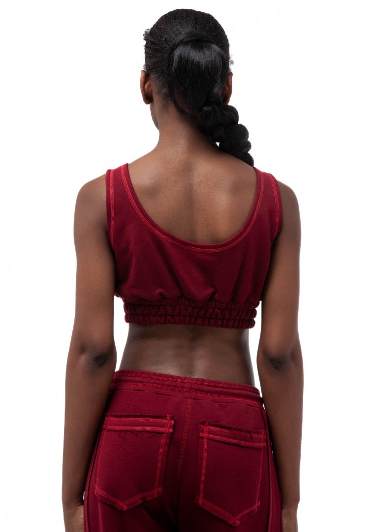 Top CHERRY GOLF в вишневом цвете - 40-42 (XS-S) - Cherry