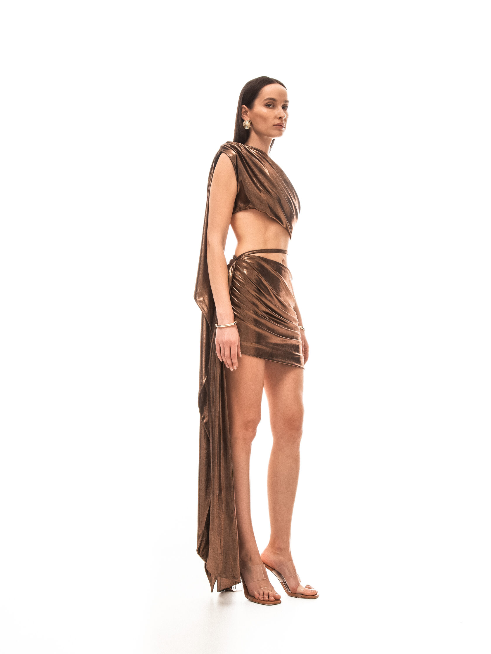 Skirt CARTELLA в бронзовом цвете - 40-42 (XS-S) - Bronze