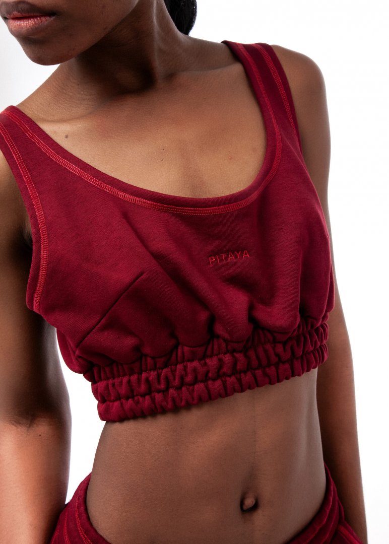 Top CHERRY GOLF в вишневом цвете - 40-42 (XS-S) - Cherry