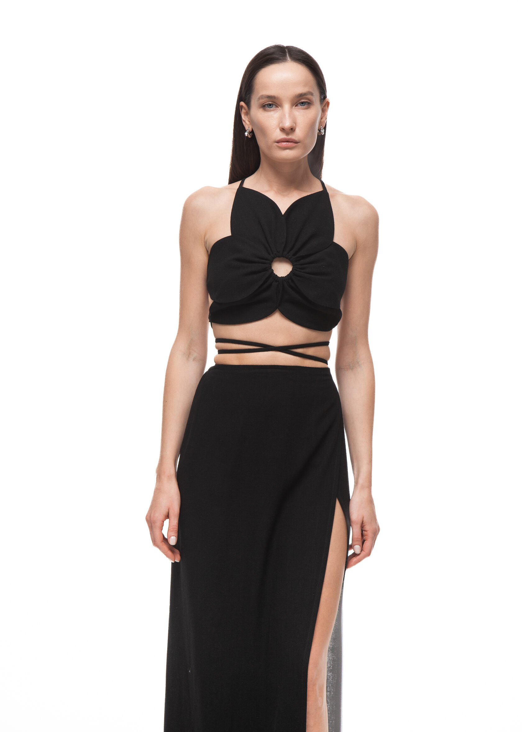Skirt BALI FLOWER in black - One size - Black