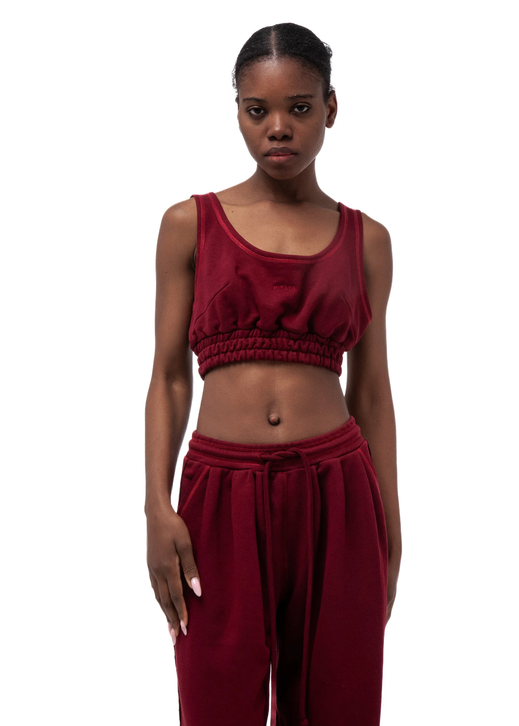 Top CHERRY GOLF в вишневом цвете - 40-42 (XS-S) - Cherry