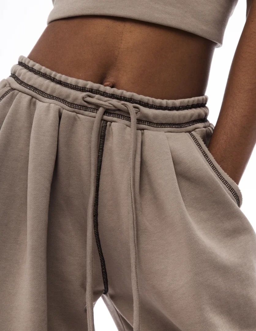 Джоггеры VEGAS в цвете мокрый песок - 40-42 (XS-S) - Серо-бежевый