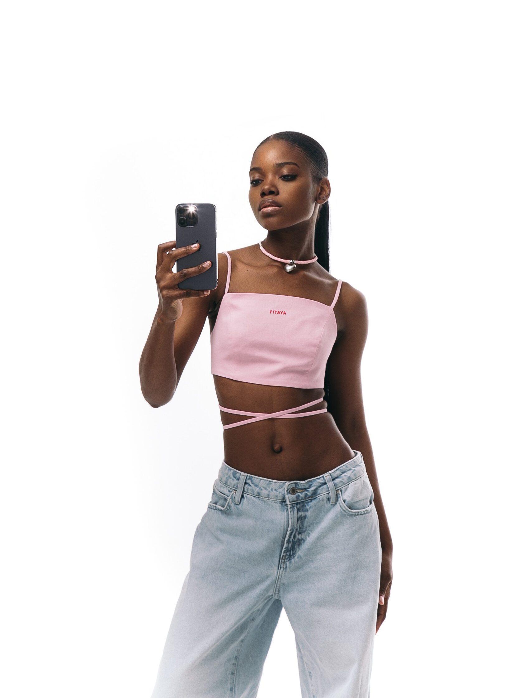 Top LINI в цвете барби - Light pink - One size