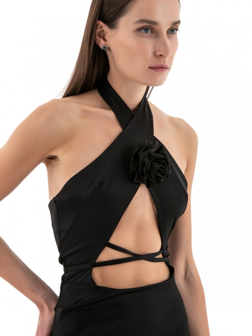Dress SEMBRO in black - 38(XXS) - Black