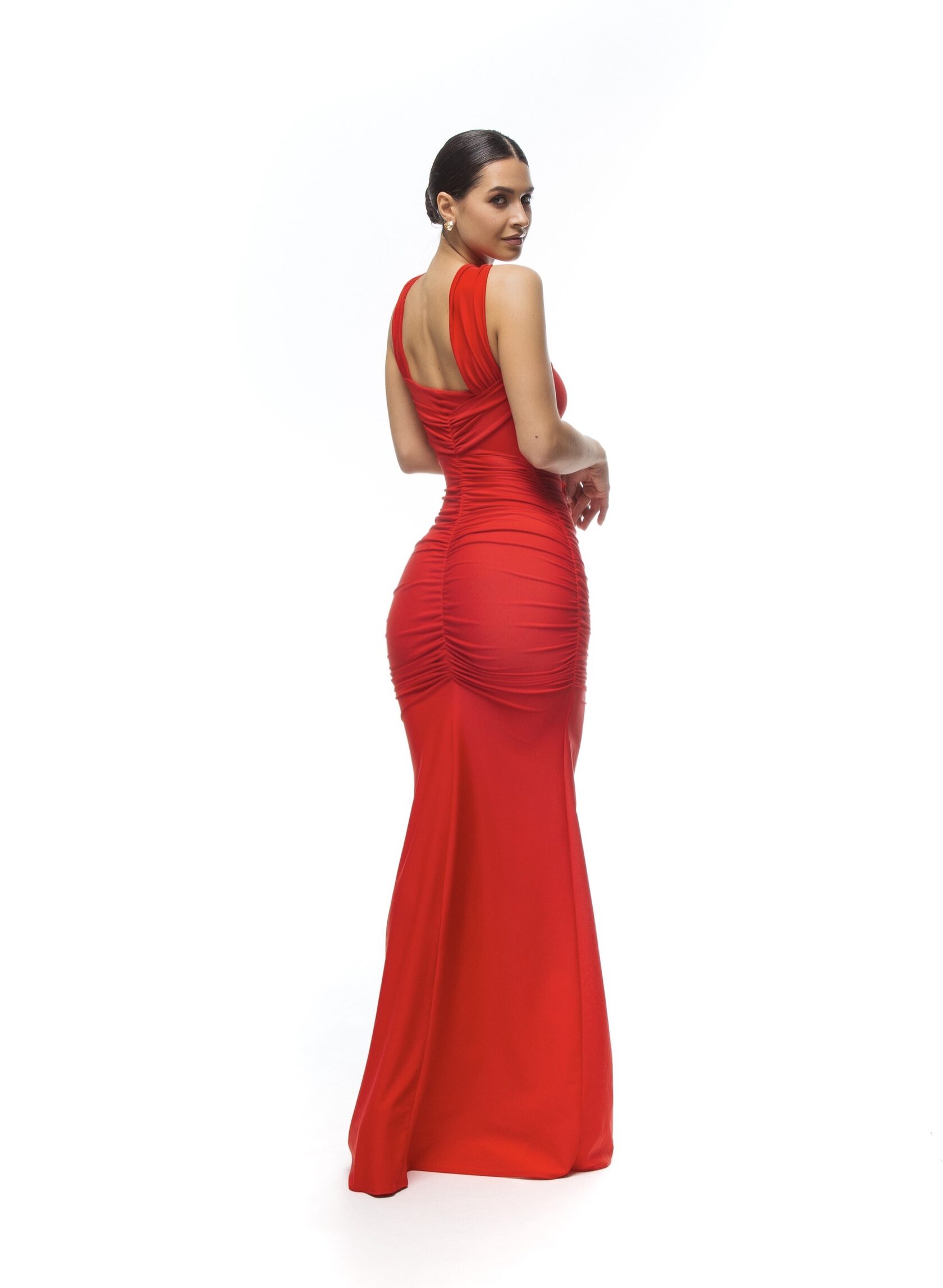 Платье FLORENCE в красном цвете - 44-46 (M-L) - Красный