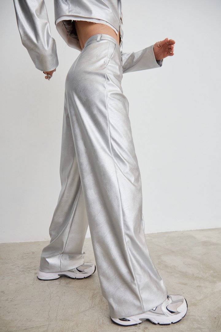 Trousers DOLLAR - Металлик - 40(XS)