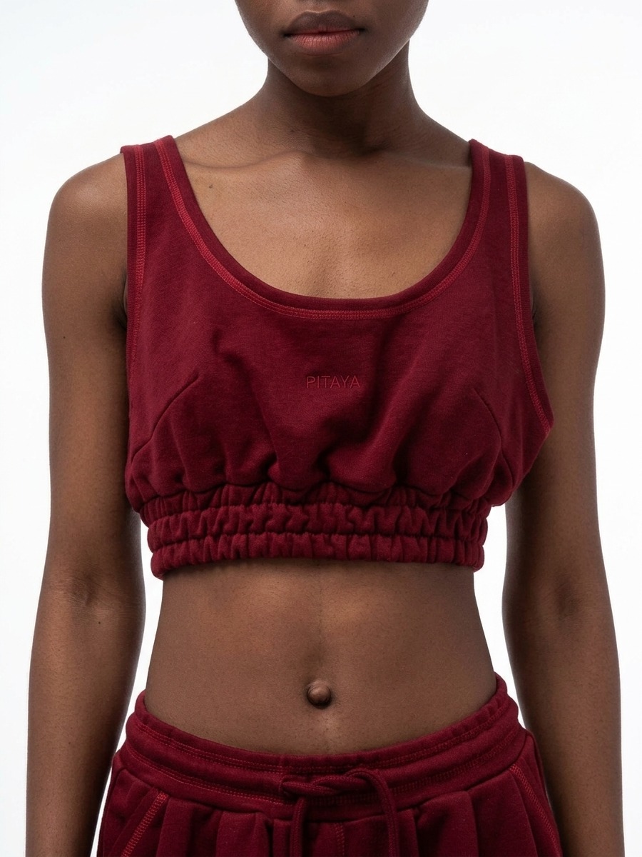 Top CHERRY GOLF в вишневом цвете - 40-42 (XS-S) - Cherry