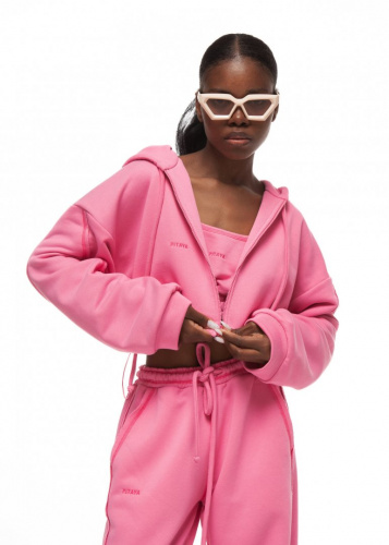 Hoodie PINK MIAMI(ПИНК MIAMI) in pink - 40-42 (XS-S) - Pink