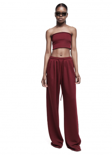 Top CHERRY VEGAS(ЧЕРРИ VEGAS) в вишневом цвете - Burgundy - 40-42(XS-S)