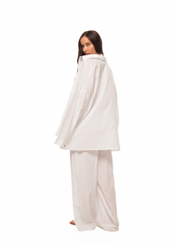 Shirt AYA in white - One size- White